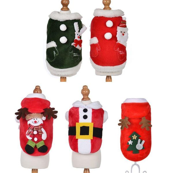 

new dog costume small size christmas pet costume winter clothes festive outfit christmas dog clothes cute pet