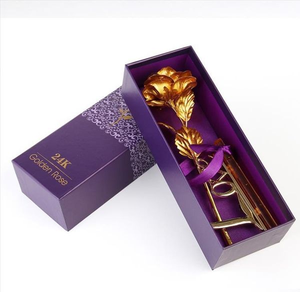 

party favor birthday gift girl girlfriend teacher mother's day valentine's mother female gold foil rose