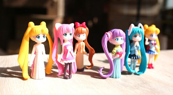 

beautiful girl doll anime eggshell toy 6 mixed batch princess gashapon selling toy for kids