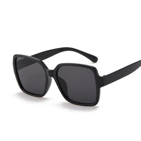 

fashion women sunglasses large square sunglasses korean thick-leg retro polycarbonate oloey brand driving oversized uv400 oculos, White;black