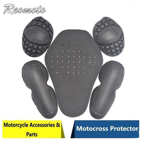 

motorcycle armor 1 set protectors insert armors protective gear include back pads 2 elbows shoulders motocross equipment protector1