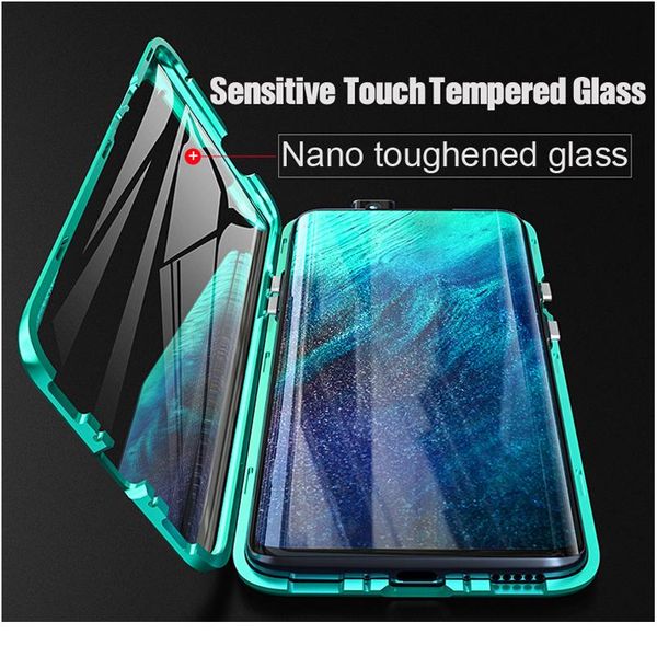 

double side tempered glass magnetic case for oppo realme 6i 5i 6 5 pro c3 c11 c15 xt k5 bbymkp