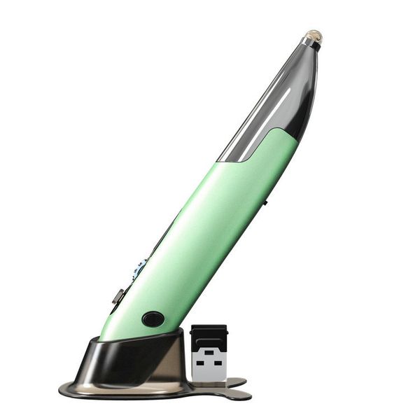

2.4g bluetooth wireless mouse personality creative vertical pen mouse handwriting bluetooth luminous mouse