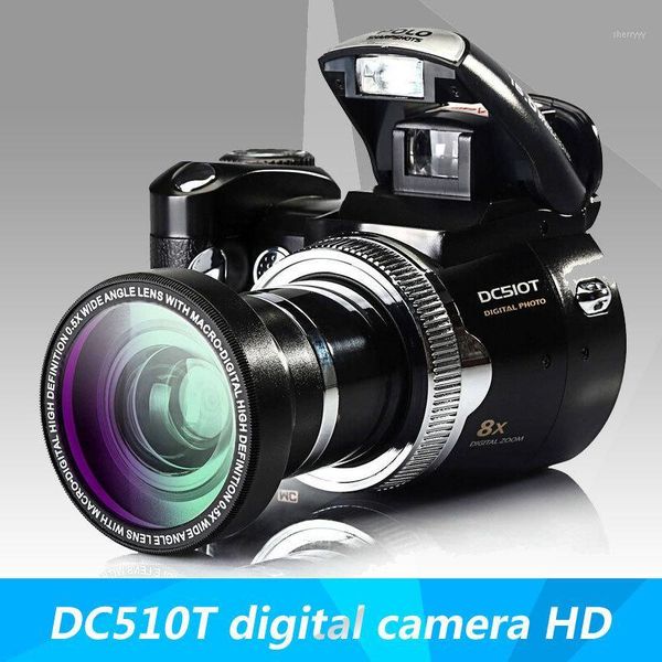 

dc510t digital camera hd camera zoom lens wide-angle lens