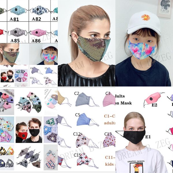 

factoryi6d0washable mouth face with valve anti-dust reusable cotton for adults kids pm2.5 filters breathable poutletqied