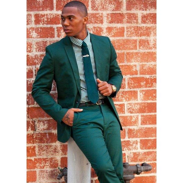 

men's suits & blazers fashion men suit slim fit prom wedding groom tuxedo jacket pants casual man blazer costume homme 2pieces, White;black