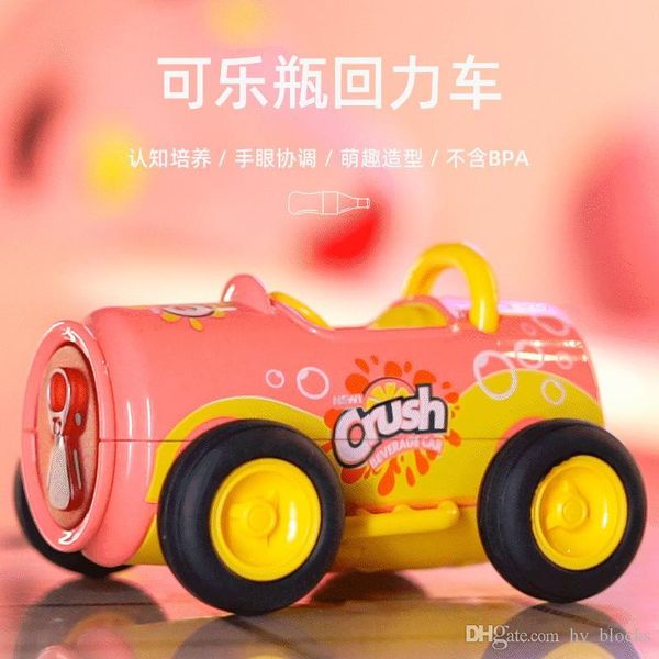 

1:36 q mini alloy car coke can soft drink can pull back cars with light music children toys for kid gift
