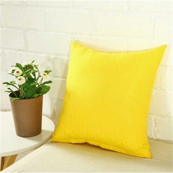 

eco-friendly square cushion cover home sofa decoration pillowcase pillow case candy solid color decorative christmas bed bedroom