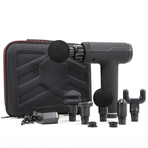 

brushless motor lcd massage gun muscle relaxation electric massag body massager fascia percussion sprot pain relief slimming gun