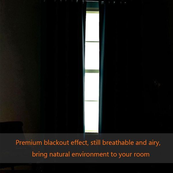 

qczx modern blackout curtains solid grommet blackout curtains drapes for bedroom waterproof mildew home decoration curtain d30 wmtres