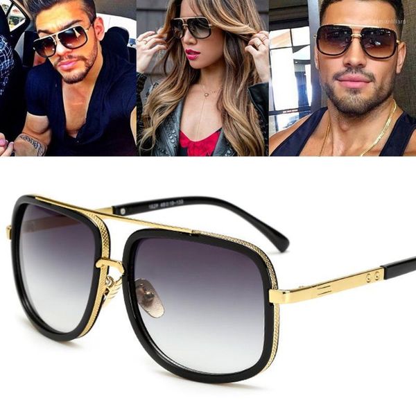 

oversized men sunglasses men women sun glasses square male gafas de sol female sunglasses for women 20201, White;black