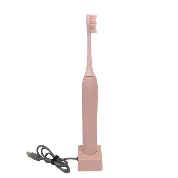

sound wave electric toothbrush pink lovers soft hair whitening care male and female lovers e gift web celebrity toothbrush