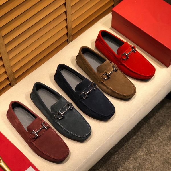 

плюс размер 38-45 натуральная кожаная обувь мужчины оксфорд дышащие дышащие дизайнерские дретья обувь бизнес мужская обувь летняя обычная об, Black