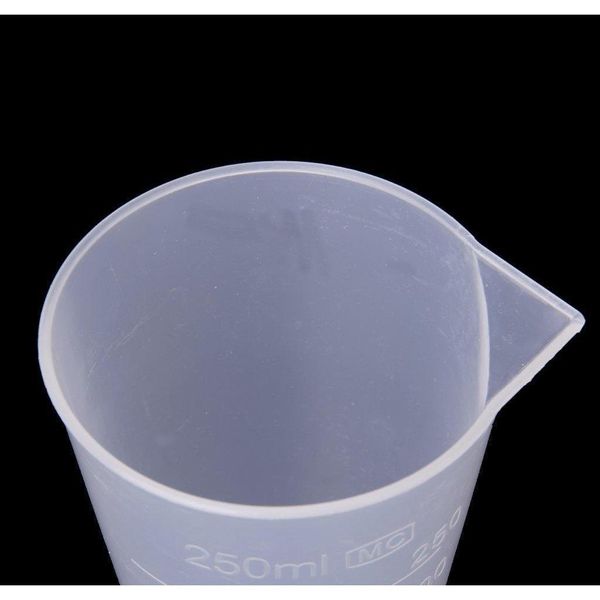 

fs 250 ml transparent plastic cone measuring qylezn dh_seller2010