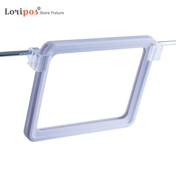 

a5 supermarket shelf poster frame hanger clips for wall hanging | loripos