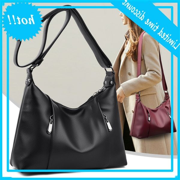 

women effects color soft pu leather shoulder simple elegant designer crossbody cups ladies casual style messenger bag sac