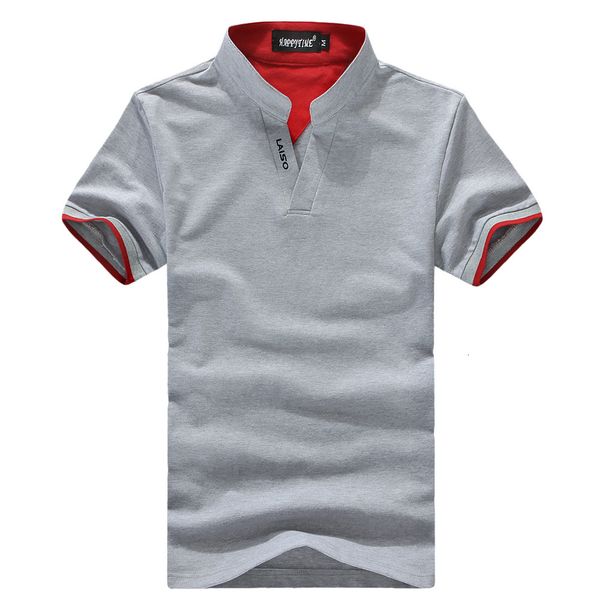 

korean leisure fashion summer short sleeve men's polo shirt new, White;black