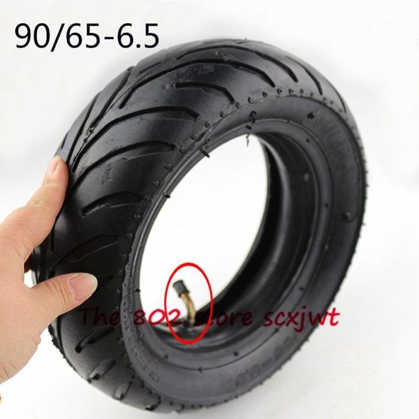 

good quality 90 / 65 - 6.5 front tire& 90/65-6.5 inner tube bent valve fits 49cc mini dirt bike e scooter mini moto1