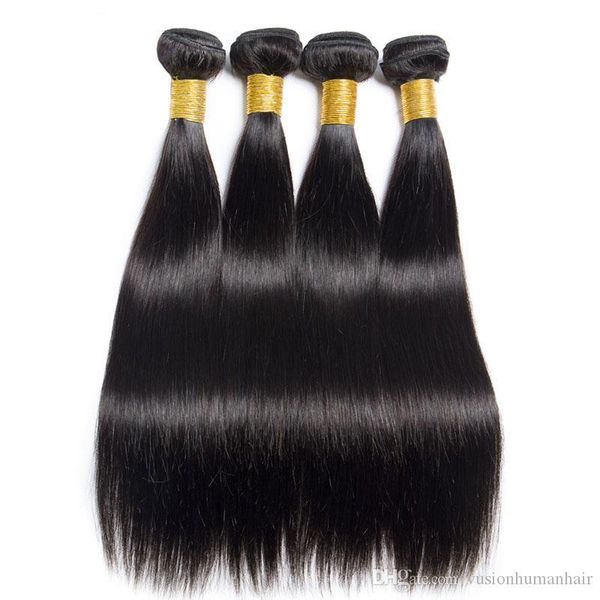 

peruvian straight virgin hair weaves one pcs lot unprocessed natural black virgin remy hair bundles brazilian hair extensions
