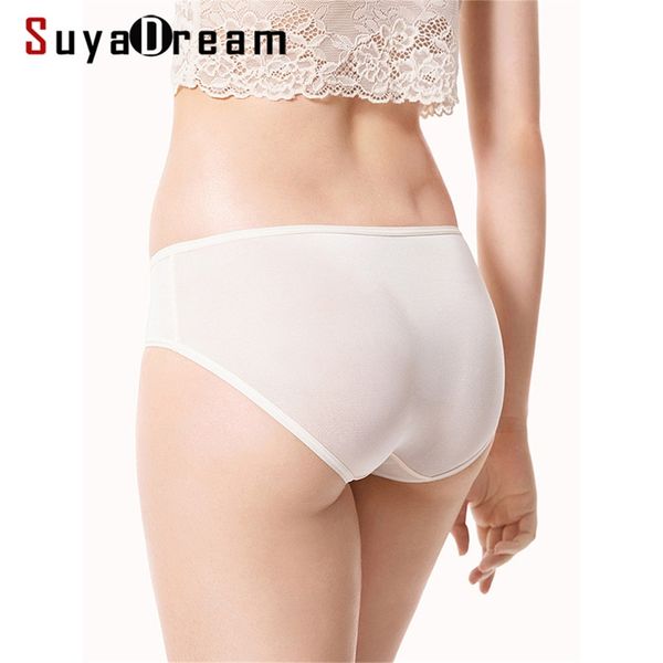 

3pcs/lot women panties 100% natural silk briefs mid-rise underwear women health underpants new everywear intimates lj200822, Black;pink