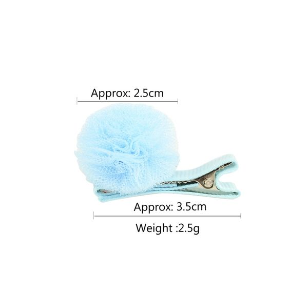 

hair clips baby hairpins cute full lace ball mini grosgrain ribbon clips hairgrips girls bowknot hair clips kids hair accessories  colors, Slivery;white