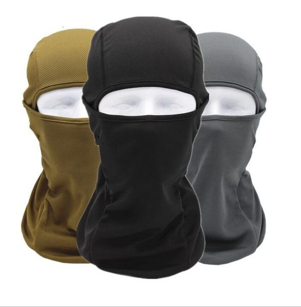 

outdoor cs tactical army masks breatble cool fabric balaclava hat windproof dust motorcycle bike cyclin