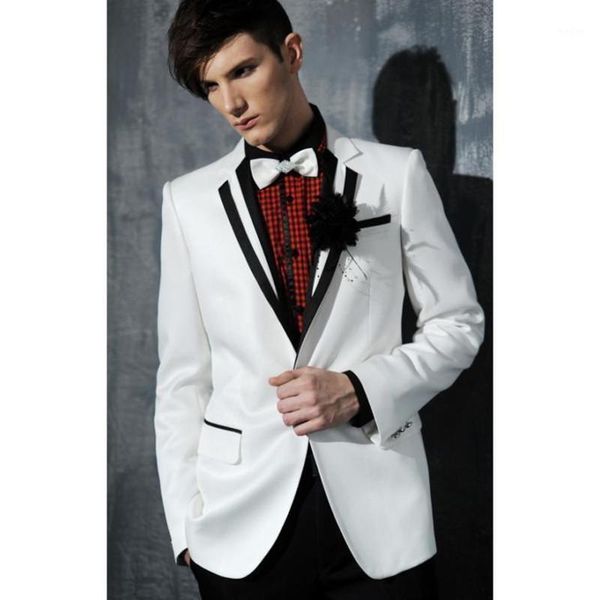 

custom made new style men's wedding suits bridegroom groom tuxedos man suits formal custom made (jacket+pants)1, White;black