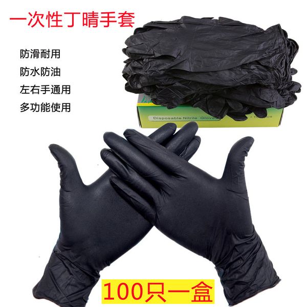 

dyeing protection disposable and oil nbr tattoo hair embroidery gloves 100 boxes
