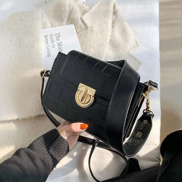 

поворот блокировка сумка для леди temossing кожаные девочки сумка мода bolso de mujer небольшое квадратное плечо женщины