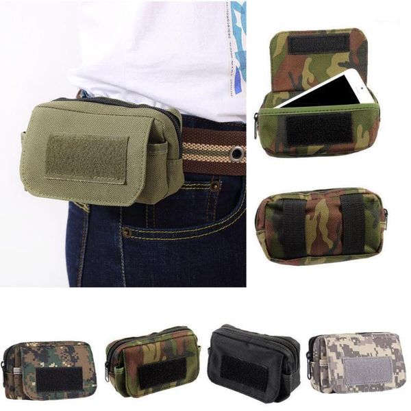 

new molle camo waist bag waterproof phone pouch pocket fanny pack1