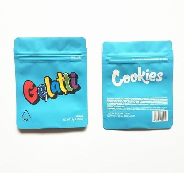 

flower 420 blue gift bag plastic zipper edibles smell packaging proof dry 3.5g bags baggies 8th mylar sf mylar california cookies her bbyfx