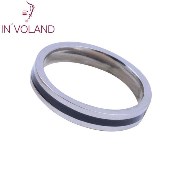 

band rings titanium steel fashion men women index black finger ring jewelry gift, Silver