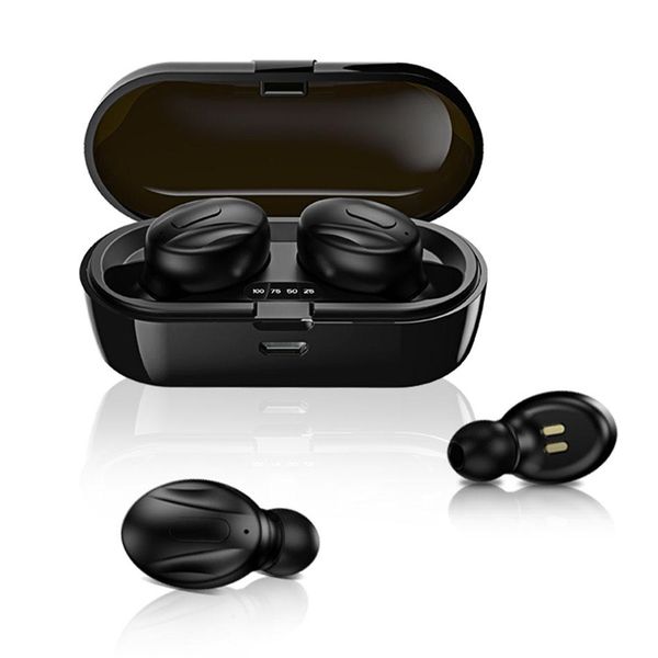 

xg-13 tws bluetooth 5.0 wireless earphones in-ear stereo headphones noise reduction sport earbuds for android phone in retail box