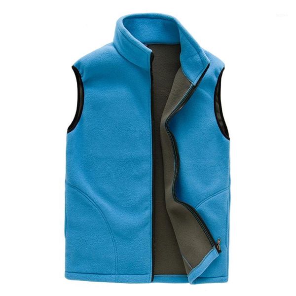 

wholesale- men's softshell fleece vest slim fit windproof tactical jacket active gilet sleeveless stand collar windproof winter jacket1, Black;white