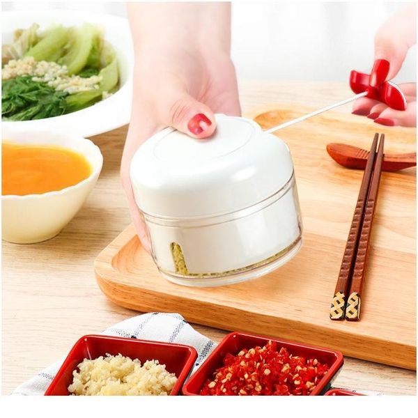 

portable garlic presser stainless steel vegetable fruit twist shredder manual meat grinder chopper cutter home kitchen bbypmy
