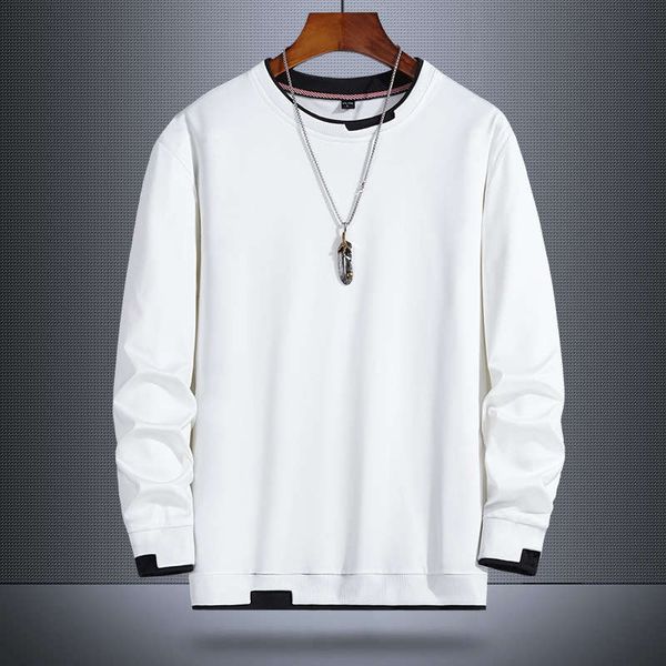 

men's fashion autumn round neck long sleeve sweater, Gray