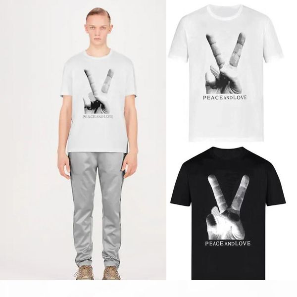 

men luxury paris new short sleeve t shirt men brand clothing printed casual t-shirt cotton stretch quality tshirts male, White;black