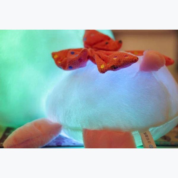 

new lovely 35cm colorful led pillow glowing panda plush doll luminous toys birthday gift for girls wj448 bbyozs