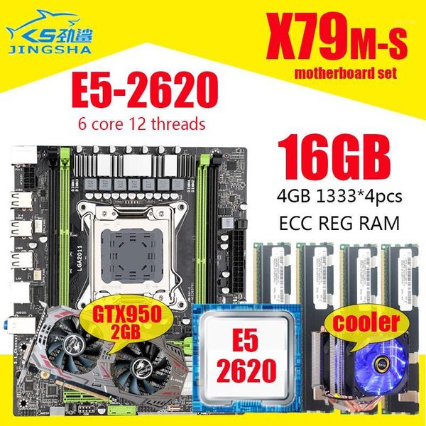 

tablet pc motherboards x79 motherboard set with xeon e5-2620 cpu lga2011 combos 4*4gb = 16gb 1333mhz memory ddr3 ram gtx 950 2gb cooler comb
