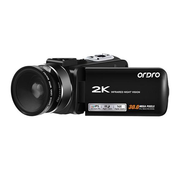 

digital cameras ordro z63 2k ultra hd camera wifi anti-shake ir 8 million pixel press sn equipped with small wide angle