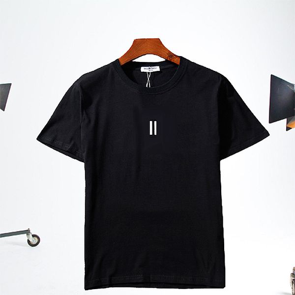 

men letter t-shirt man summer colors short sleeve male trendy clothing women woman tees casual new print t-shirt 2021, White;black