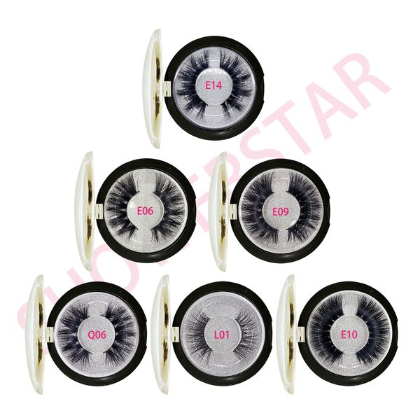 

5d eyelash factory stock siberian mink hair make up eyelashes fashion realistic effect all models customized gift wrapping e14