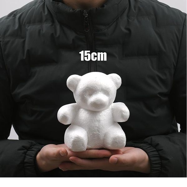 

144pcs pe lace foam flowers rose mini bouquet &teddy bear rose flower diy gifts wreath artificial flower foams fake bbyozu