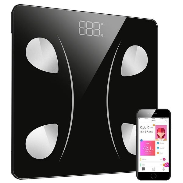 

fat electronic led digital smart body scale q1201
