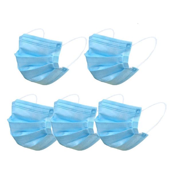 

disposable blue black pink 3-layer filter face non-woven mouth masks pm2.5 anti pollution anti-dust protective safety