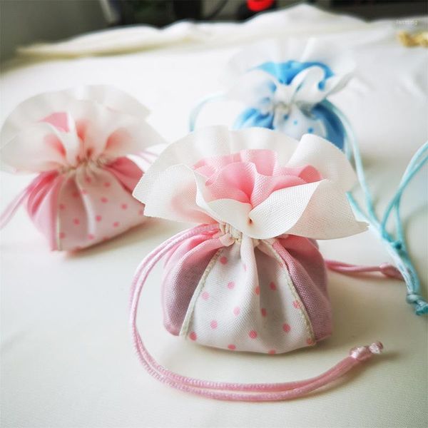 

drawstring candy gift bag kids birthday sweet bags sacks jewelry small things package box pocket wedding candy pouch 30pcs/lot1