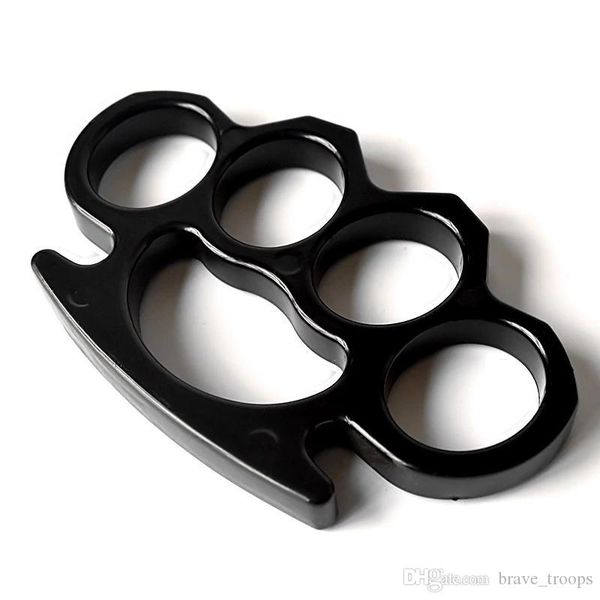 

2pcs silver and black thin steel brass knuckle dusters,self defense personal security women's and men's self-defense pendan4345