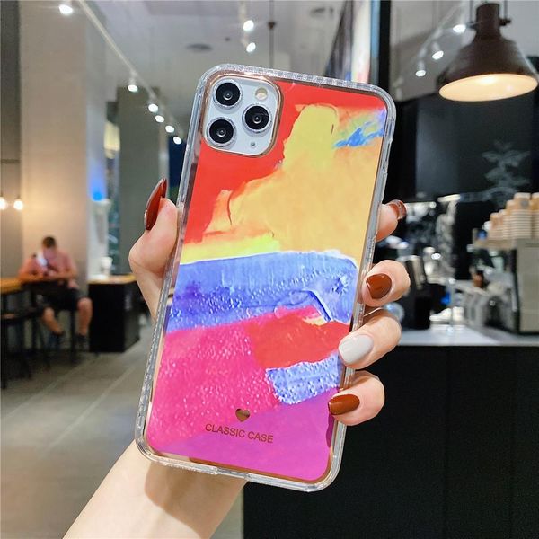 

красочный мраморный чехол для телефона для iphone 12 11 pro max se 2020 xs max xr x 7 8 плюс крышка силикона мягкий wmtjby qpseller