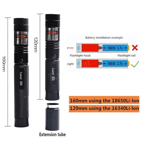 

hunting 10000m 532nm green laser sight laser pointer powerful adjustable focus lazer with laser 303+charger+18650battery qylnkh