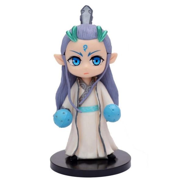 

iju4hnezha's magic child born 6 model gift cake car mounted doll aobing hand made toys9kjyu, Silver